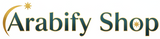 creat Arabify Shop logo with white background