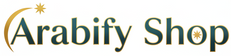 creat Arabify Shop logo with white background